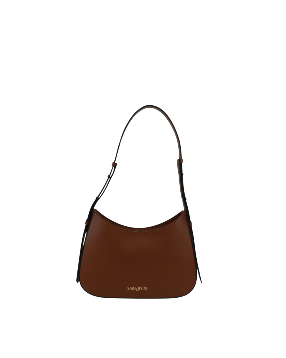 The Vivace - Brown – Sculptural bag handmade in genuine Italian leather in Florence by SarabyJG