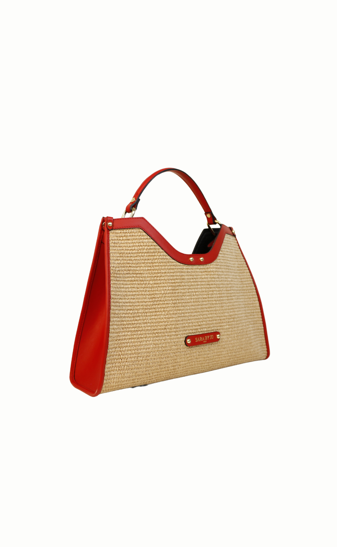 The Selvaggia - Red – Sculptural bag handmade in genuine Italian leather in Florence by SarabyJG