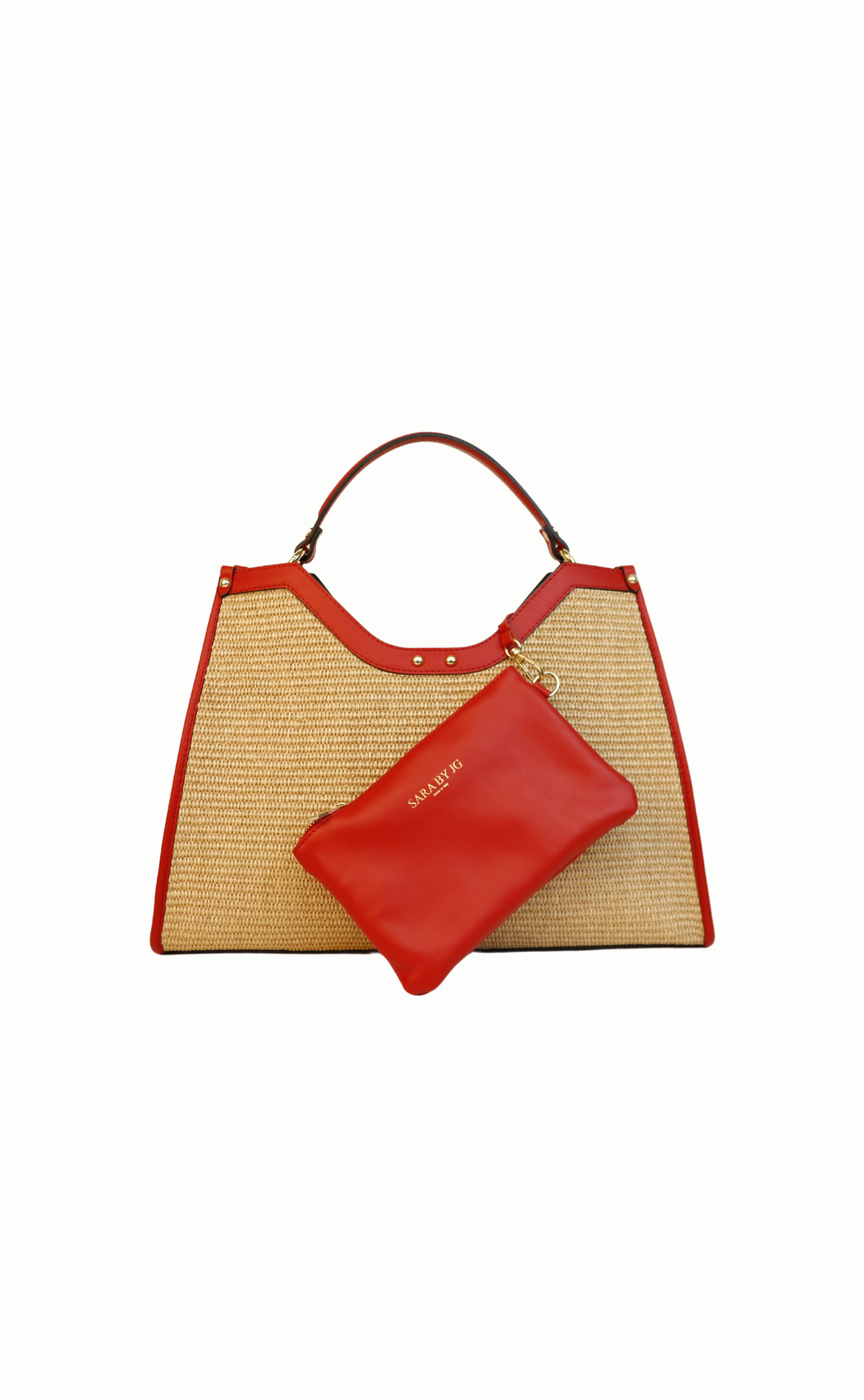 The Selvaggia - Red – Sculptural bag handmade in genuine Italian leather in Florence by SarabyJG