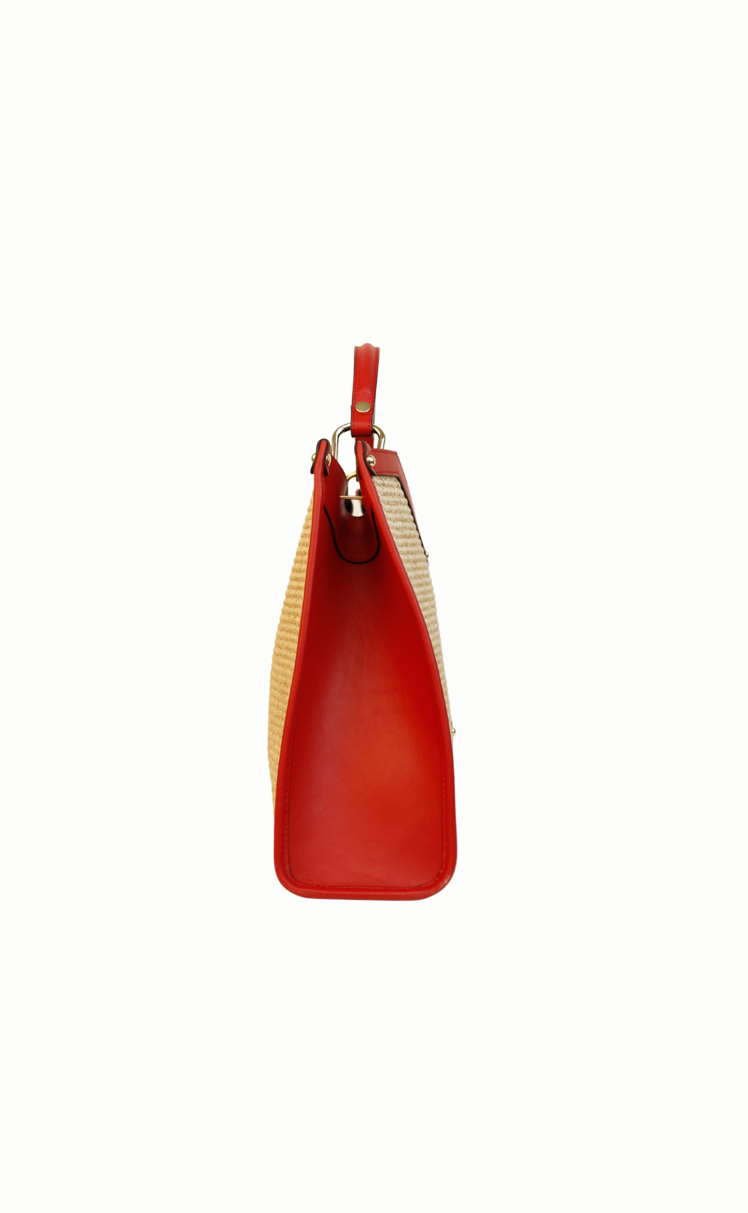 The Selvaggia - Red – Sculptural bag handmade in genuine Italian leather in Florence by SarabyJG