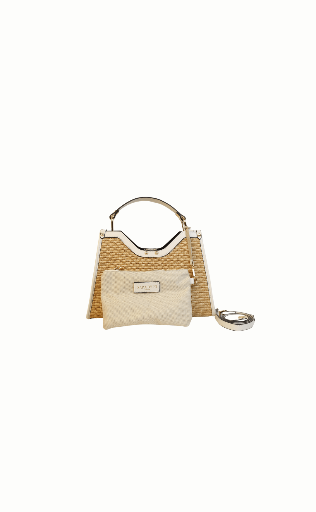 The Selvaggia mini - White – Sculptural handbag handmade in genuine Italian leather in Florence by SarabyJG