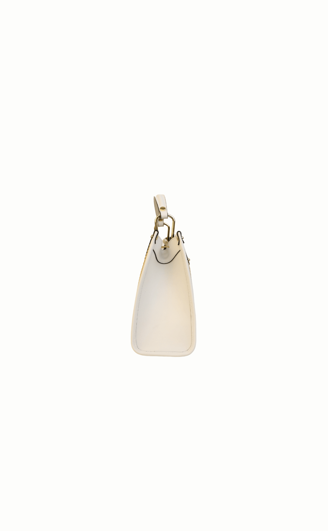 The Selvaggia mini - White – Sculptural handbag handmade in genuine Italian leather in Florence by SarabyJG