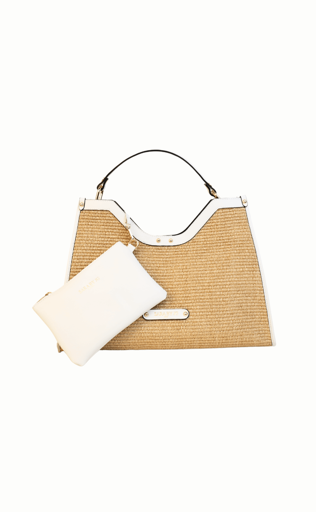The Selvaggia - White – Sculptural handbag handmade in genuine Italian leather in Florence by SarabyJG