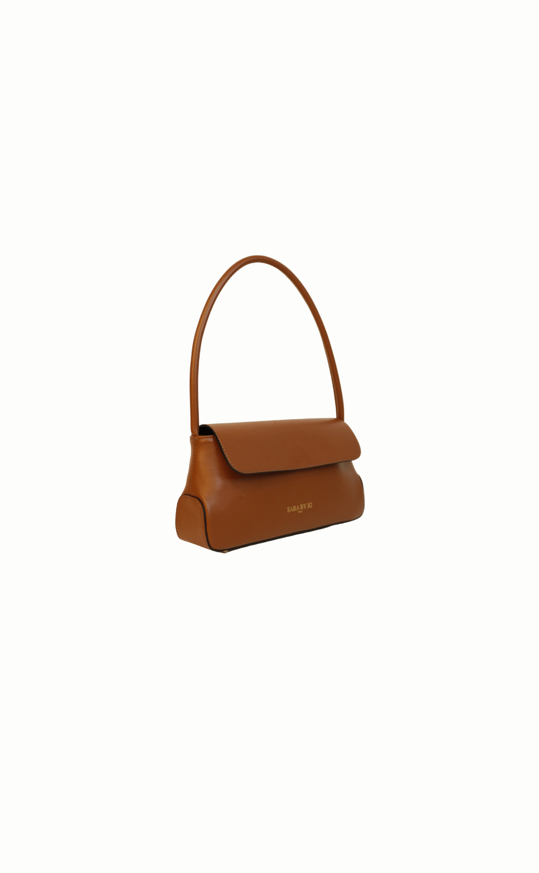 The Leggera - Brown – Sculptural handbag handmade in genuine Italian leather in Florence by SarabyJG