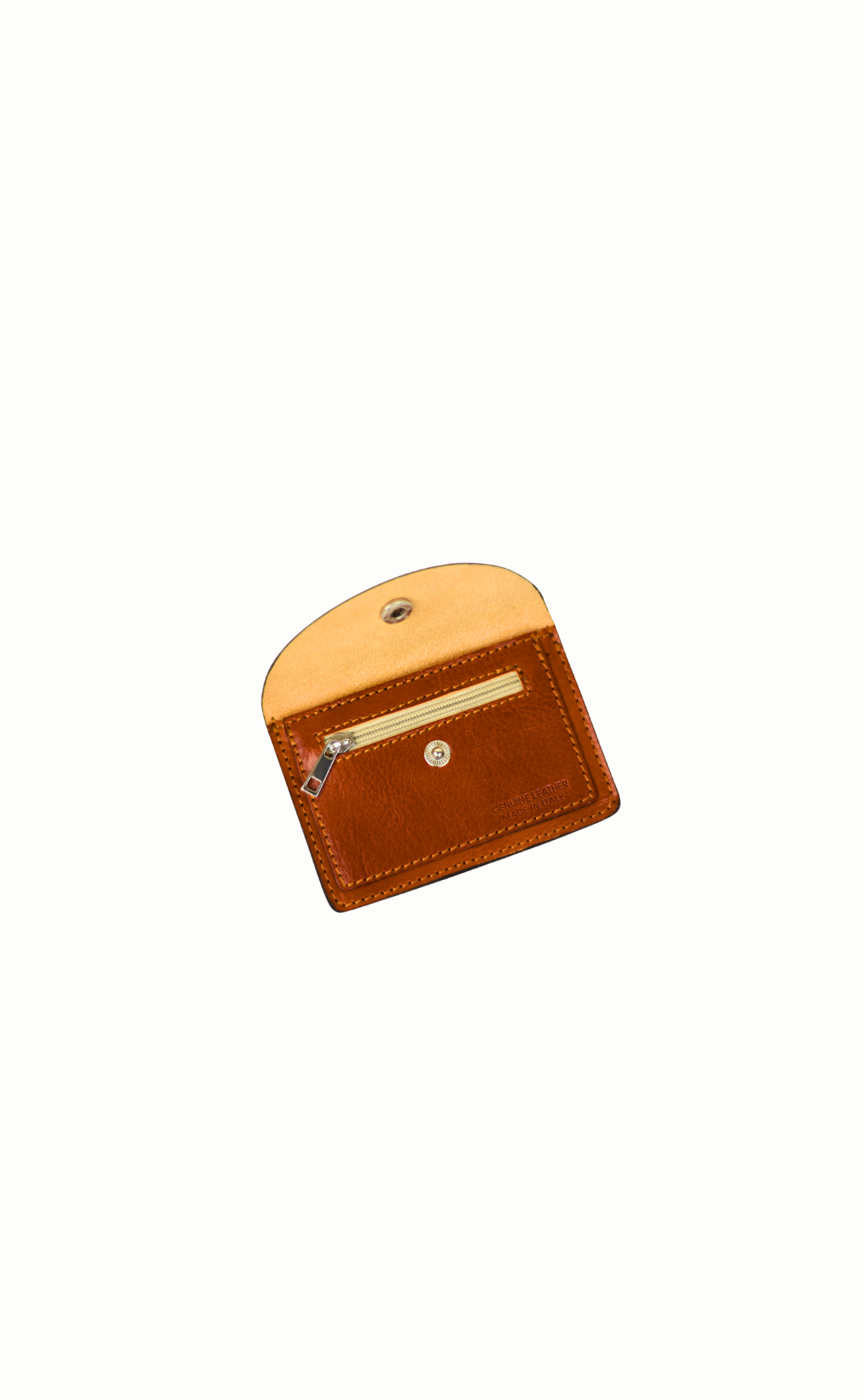 Cartera de piel - marrón