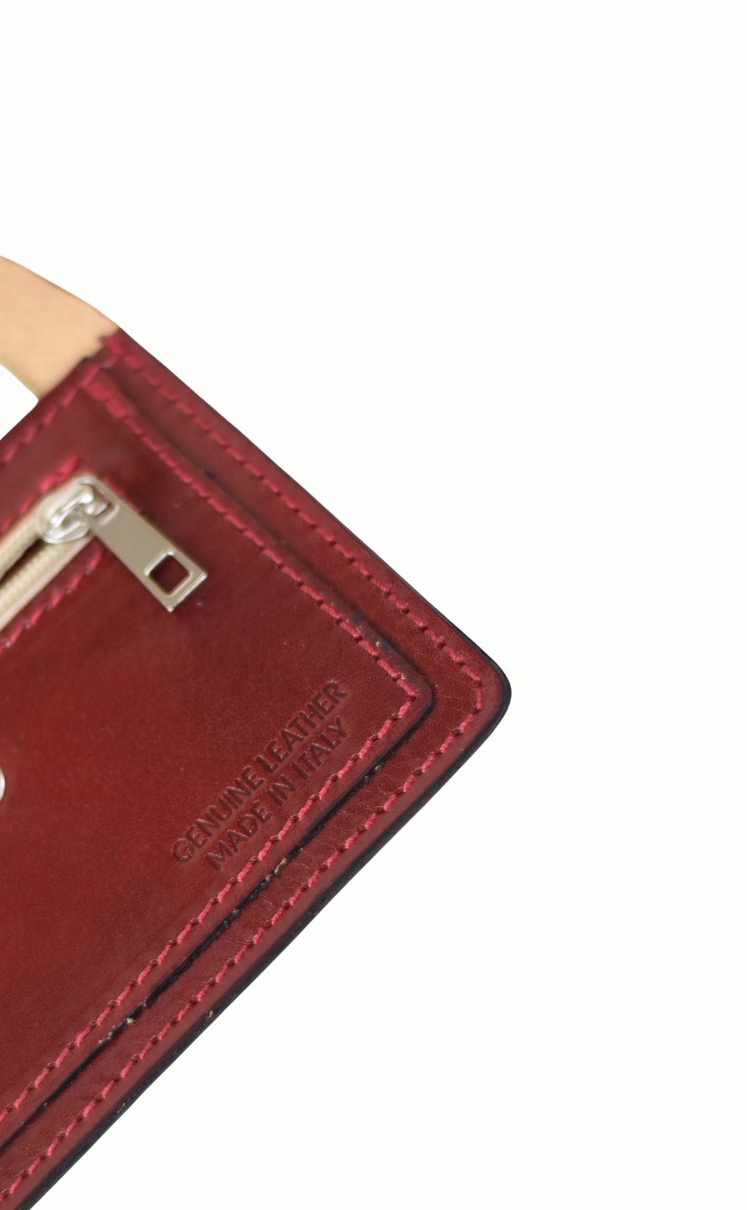 Cartera de piel – Rojo