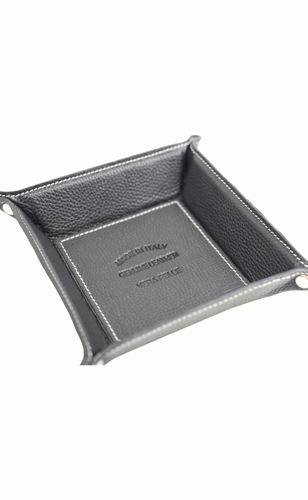 Leather Valet Tray – Black