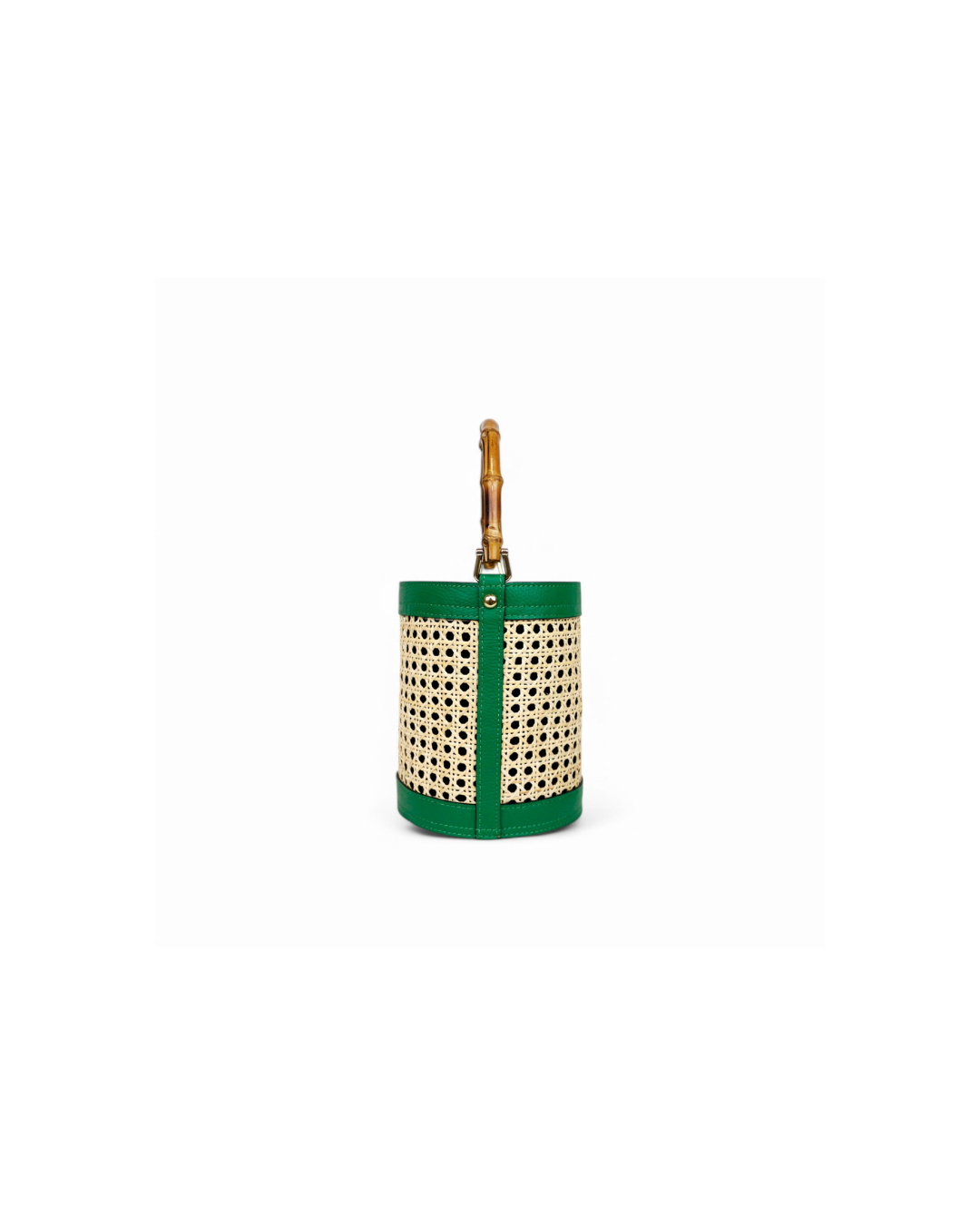 The Serena Green – Sculptural handbag handmade in genuine Italian leather in Florence by SarabyJG