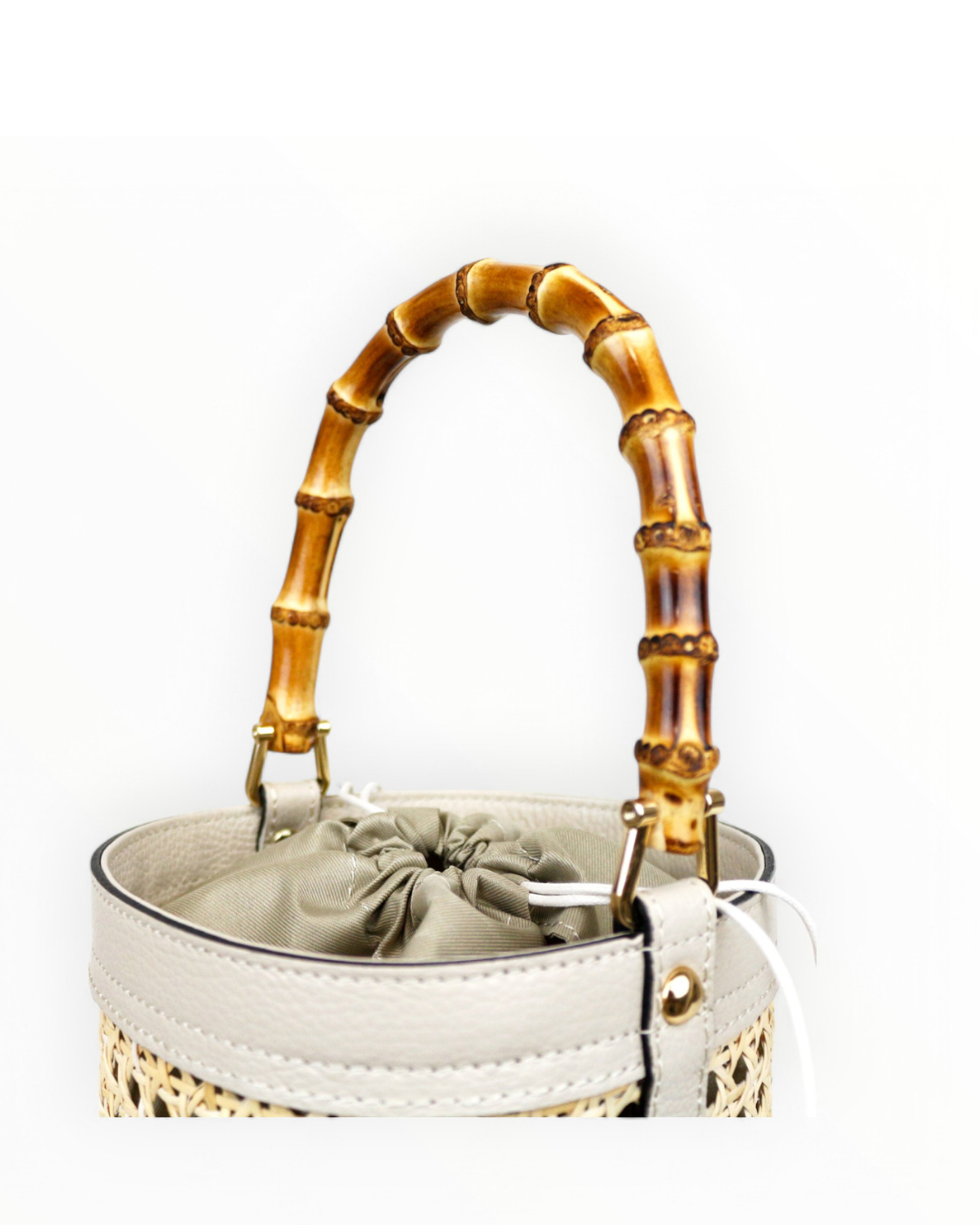The Serena White – Sculptural handbag handmade in genuine Italian leather in Florence by SarabyJG