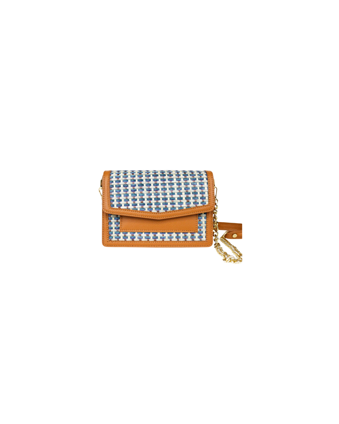 L’Armonia – Cuir Fauve & Tissage Multicolore