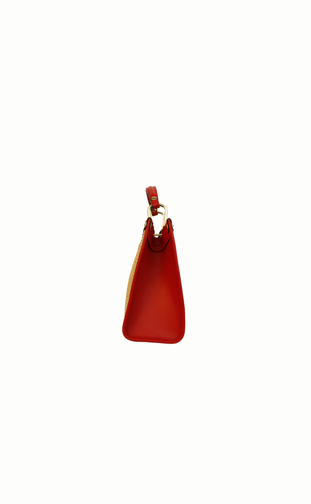 The Selvaggia Mini - Red – Sculptural bag handmade in genuine Italian leather in Florence by SarabyJG