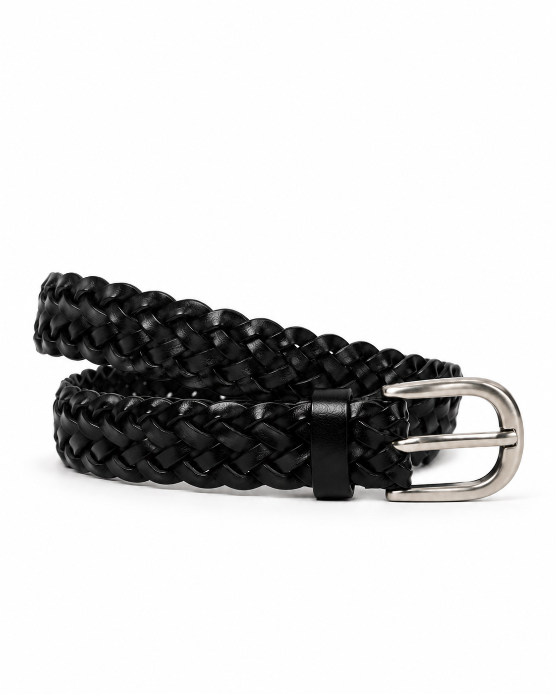 Cinturón trenzado – Negro