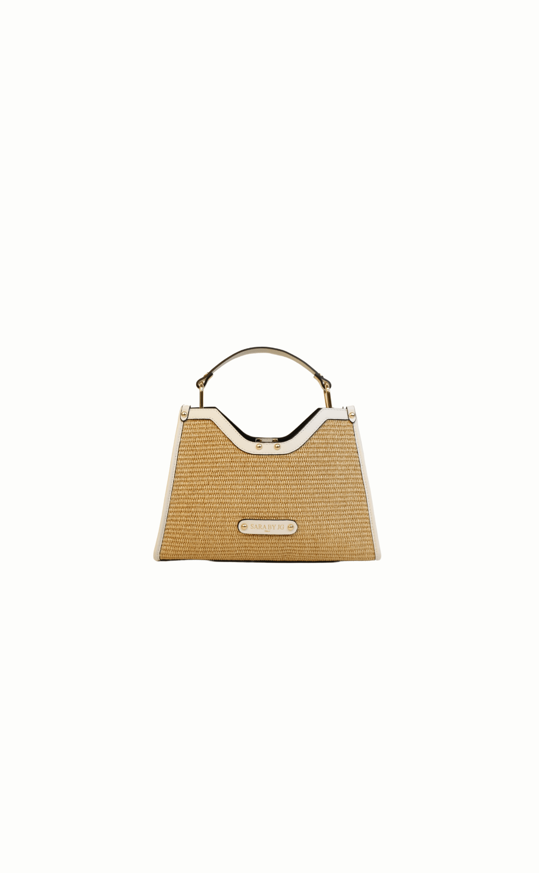 The Selvaggia mini - White – Sculptural handbag handmade in genuine Italian leather in Florence by SarabyJG