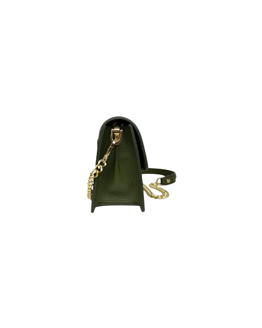 The Armonia Olive Green – Sculptural bag handmade in genuine Italian leather in Florence by SarabyJG