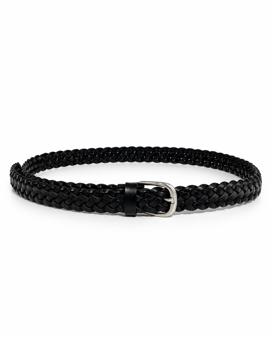 Cinturón trenzado – Negro