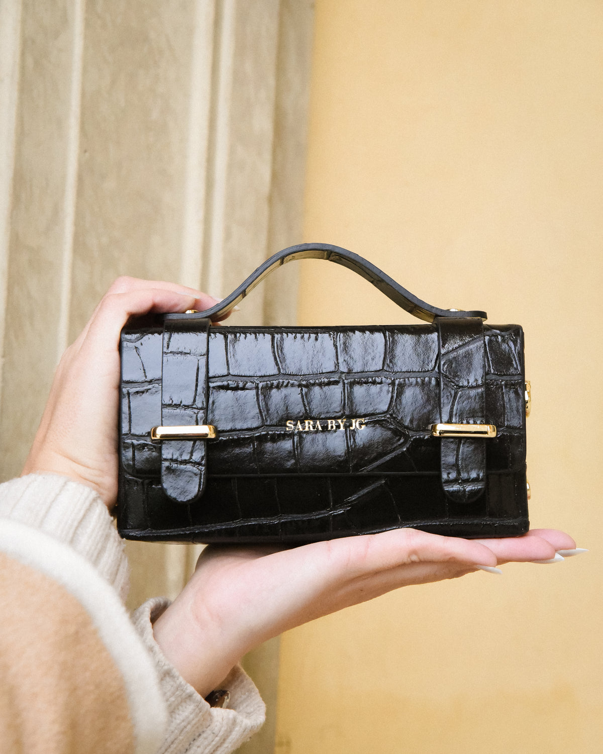 La Studiosa Italian Leather Mini Bag | Structured Small Bag Florence